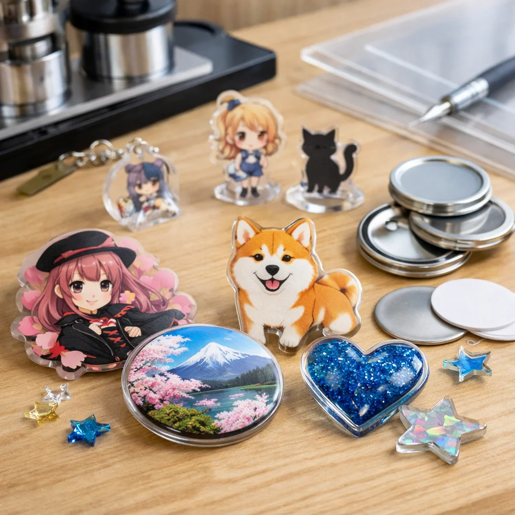 アクリルグッズのバッジ制作：魅力と市場動向を徹底解説